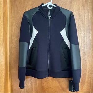 NWT: Iconic Neil Barrett mixed material jacket